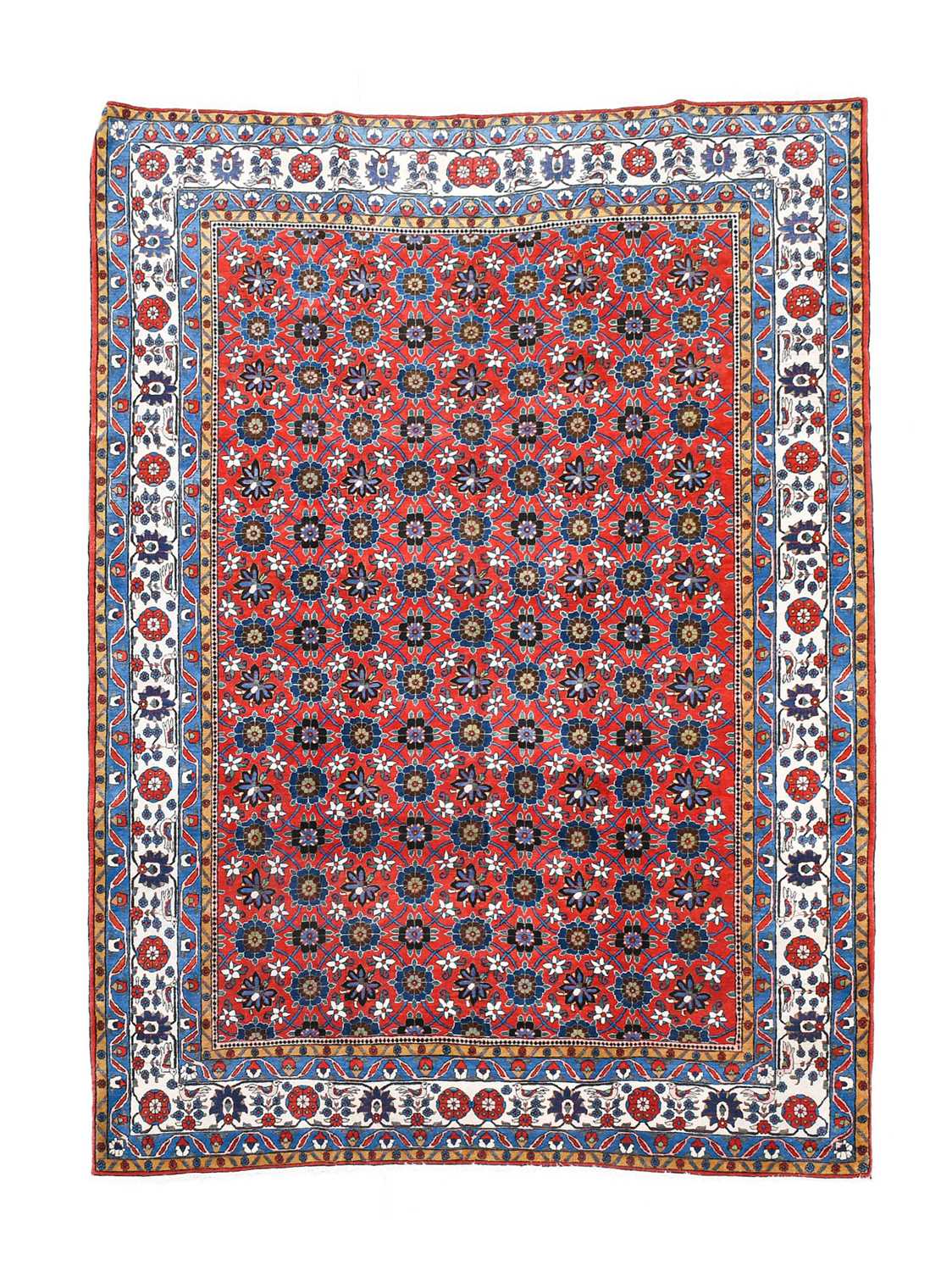 Lot 223 - Fine Veramin Carpet Central Iran, 2nd quarter...