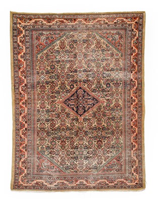 Lot 577 - Mahal Carpet West Iran, circa 1920 The pale...