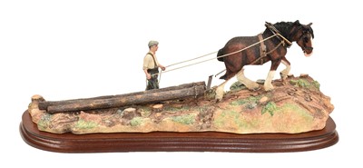 Lot 1067 - Border Fine Arts 'Logging'