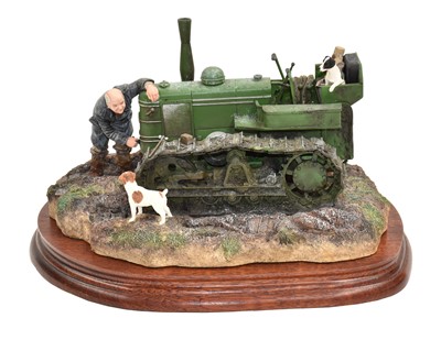 Lot 1031 - Border Fine Arts 'Starts First Time' (Fowler Diesel Crawler Mark VF)