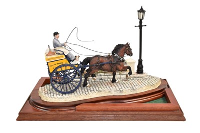 Lot 1052 - Border Fine Arts 'Delivered Warm' (Horse-drawn Baker's Van)