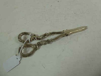 Lot 2037 - A Pair of Victorian Silver Grape-Scissors