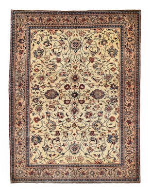 Lot 574 - Saroukh Carpet West Iran, circa 1960 The cream...