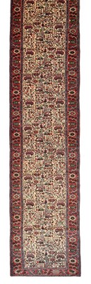 Lot 576 - Narrow Malayir Runner West Iran, circa 1970...