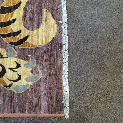 Lot 182 - Tibetan/Nepali Tiger ‘Pelt’ Rug, modern The...