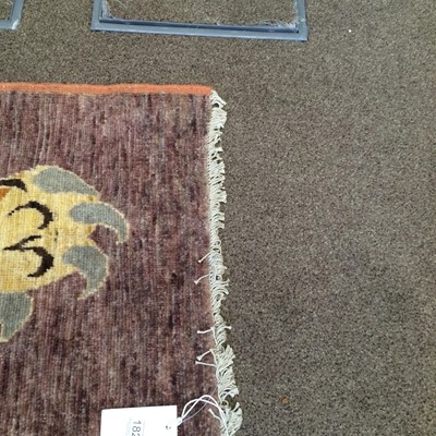 Lot 182 - Tibetan/Nepali Tiger ‘Pelt’ Rug, modern The...