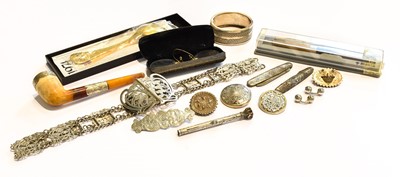 Lot 297 - A Collection of Assorted Silver and Other...