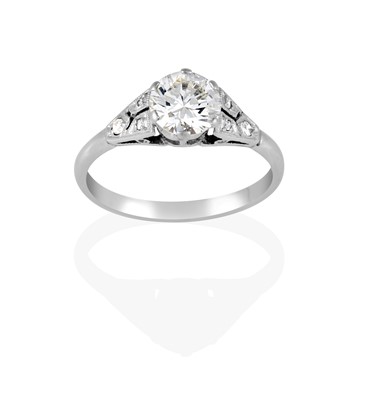 Lot 2435 - A Diamond Solitaire Ring