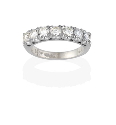 Lot 2401 - A Diamond Seven Stone Ring