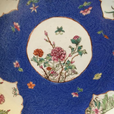 Lot 88 - A Chinese Porcelain Charger, Qianlong reign...