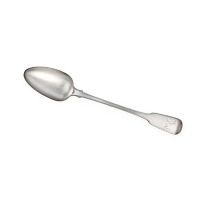Lot 2027 - A William IV Silver Basting-Spoon