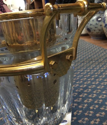 Lot 7 - A Baccaret Gilt Metal Mounted Glass Champagne...