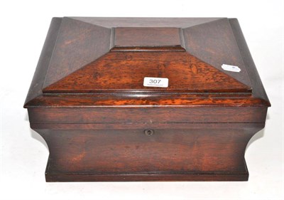 Lot 307 - Rosewood tea box