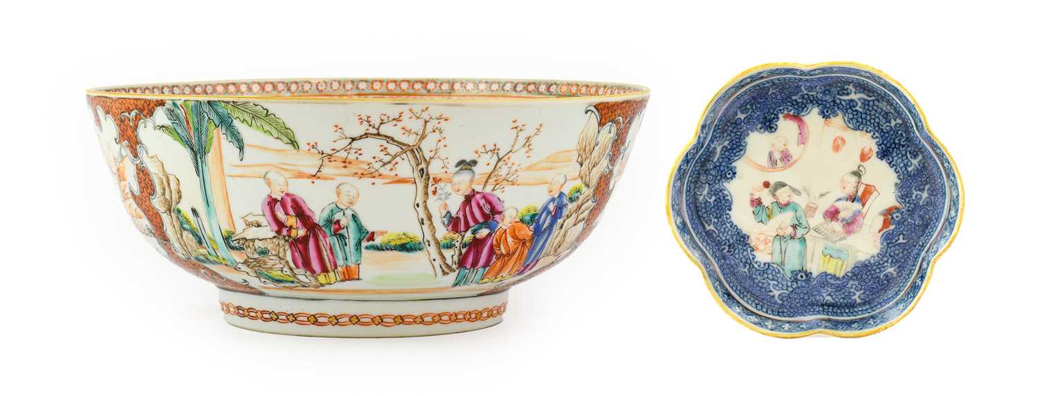 Lot 89 - ^ A Chinese Porcelain Punch Bowl, Qianlong,...