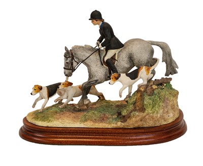 Lot 1055 - Border Fine Arts 'Following To Hounds'