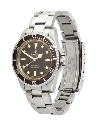 Lot 2236 - Rolex: A Rare 'Meters First' Dial Stainless Steel Automatic Centre Seconds Wristwatch