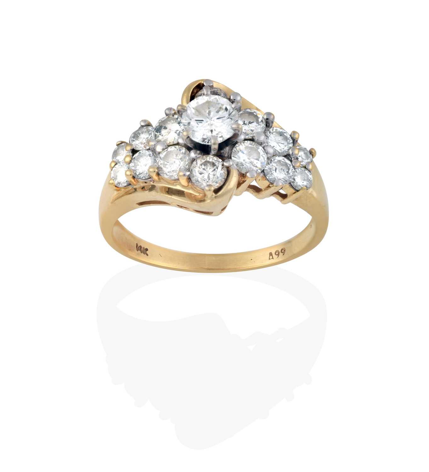 Lot 2358 - A Diamond Ring