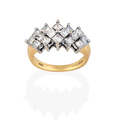 Lot 2360 - An 18 Carat Gold Diamond Ring