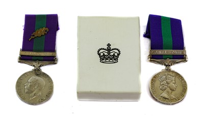Lot 3022 - A General Service Medal 1918-62, with clasp...