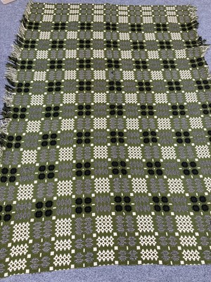 Lot 2188 - 20th Century Woven Welsh Wool Blanket, in...