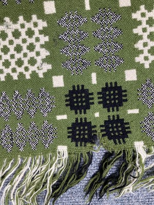 Lot 2188 - 20th Century Woven Welsh Wool Blanket, in...