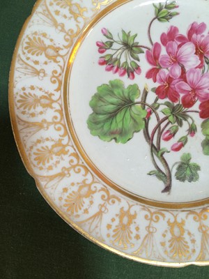 Lot 34 - A Coalport Porcelain Plate, circa 1810,...