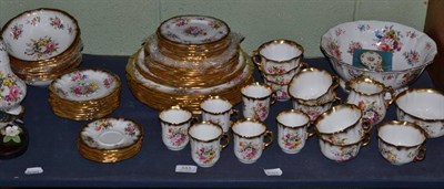 Lot 333 - A Hammersley 'Lady Patricia' pattern bone china dinner, tea and coffee service and a fruit...