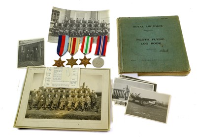 Lot 3034 - A Second World War RAF Group of Four Medals,...