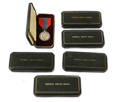 Lot 3035 - Six Imperial Service Medals, awarded to:-...