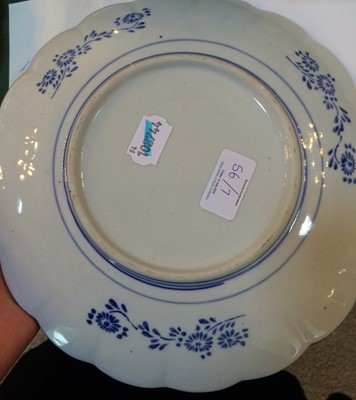 Lot 56 - An Arita Porcelain Plate, 19th century,...