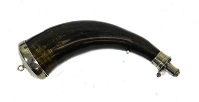 Lot 340 - A 19th Century Powder Horn by James Dixon &...