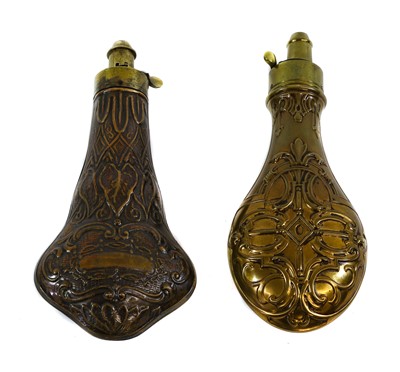 Lot 346 - A 19th Century Copper Powder Flask, of...