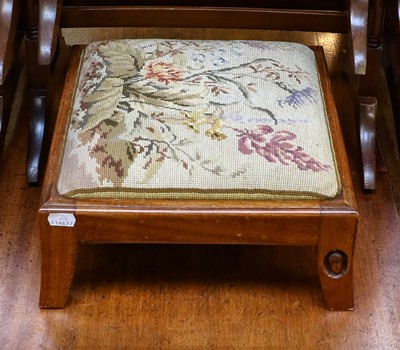 Lot 1219 - An Allan Grainger Acorn Industries footstool,...