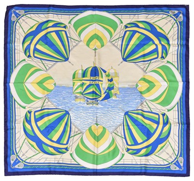 Lot 2261 - Hermes Silk Scarf 'Spinnakers' Designed by...