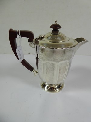Lot 2117 - A Four-Piece George VI Silver Tea-Service