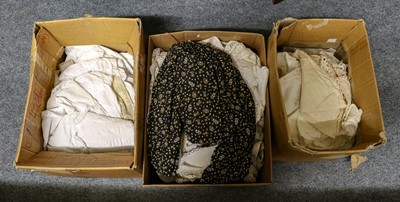 Lot 343 - Quantity of textiles, undergarments, crochet...