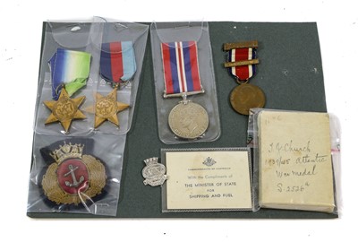 Lot 27 - A Second World War Group of Four Medals, to...