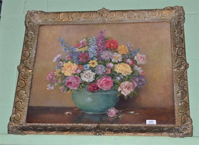 Lot 396 - Harold Todd (1894- 1977), Still life of summer flowers, signed, oil on canvas  Member of the...