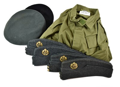 Lot 3121 - Four 1940's RAF Side Caps, in blue wool serge,...
