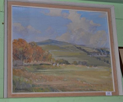 Lot 398 - Gordon Clifford Barlow (1913-2005) "Beamsley Beacon", signed, oil on board