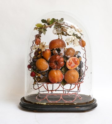 Lot 433 - A still life arrangement of fruit