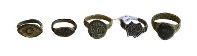 Lot 264a - Twelve Roman rings, including four XRF tested...