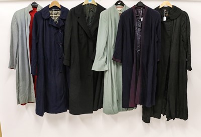 Lot 2065 - Circa 1930-50s Ladies Coats, comprising a long...