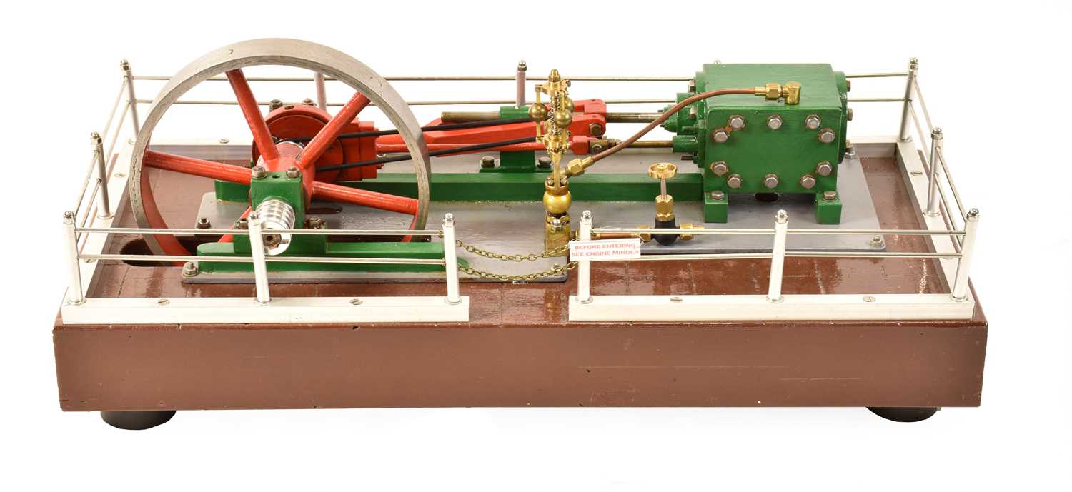 Lot 2195 - Live Steam Horizontal Stationary Engine