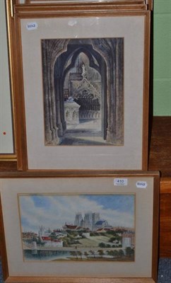 Lot 410 - A Nelson (late 19/early 20th century), a set of eight views of York including The Shambles,...