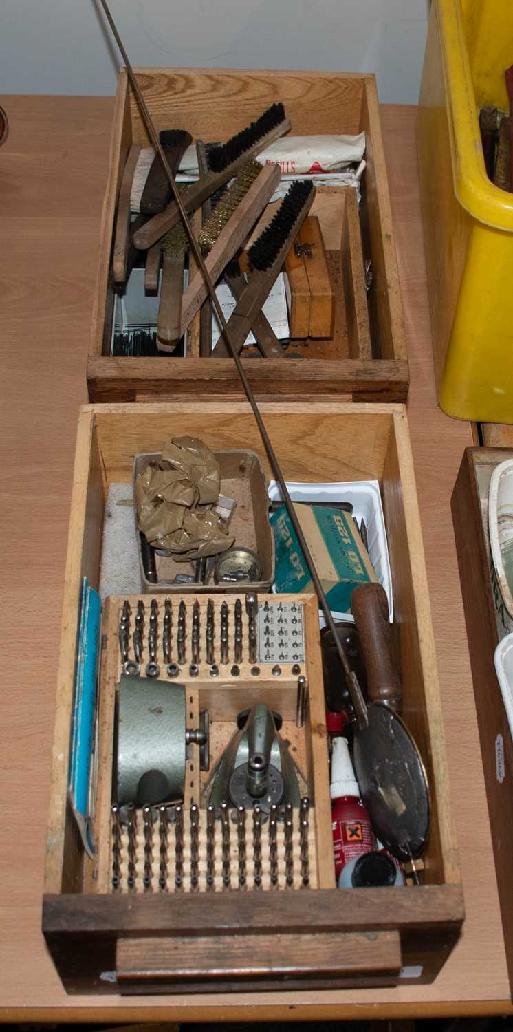 Lot 379 A watch/clock makers Boley staking tool,