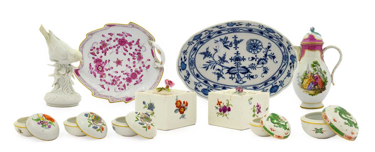 Lot 303 - A Meissen Outside-Decorated Porcelain Coffee...