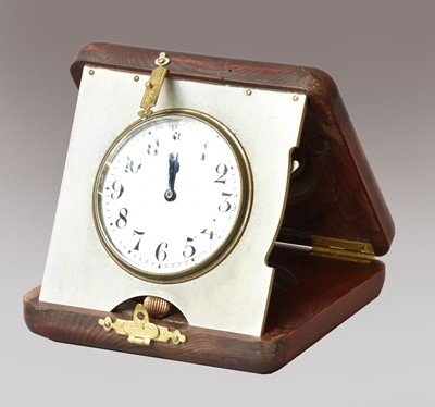 Lot 104 - A travelling quarter repeating timepiece,...