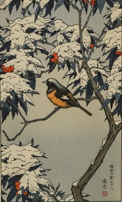 Lot 1014 - Toshi Yoshida (1911-1995) Japanese 
Birds of...