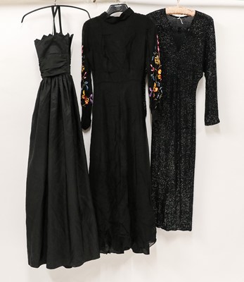 Lot 2083 - Circa 1970-80s Full Length Evening Dresses,...